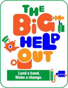 Official logo for The Big Help Out 2024
national campaign