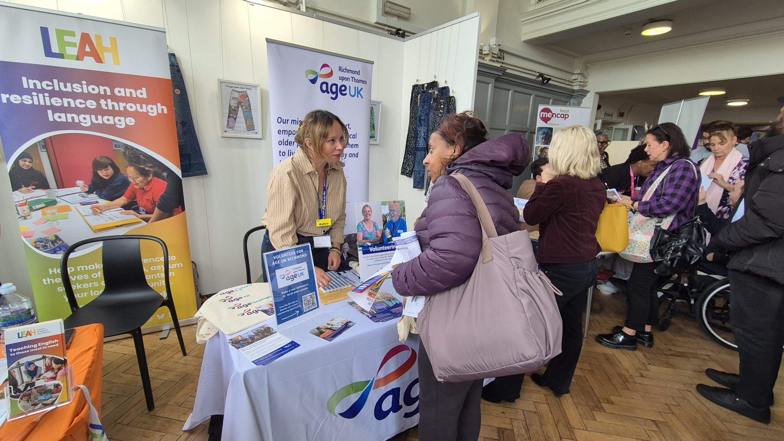 Age UK Richmond stall at Richmond Volunteer Fair 2026