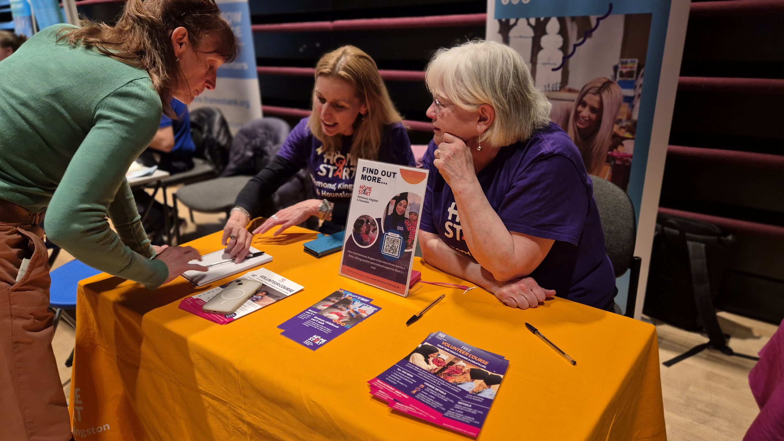 Home-Start stall at Richmond Volunteer Fair 2026