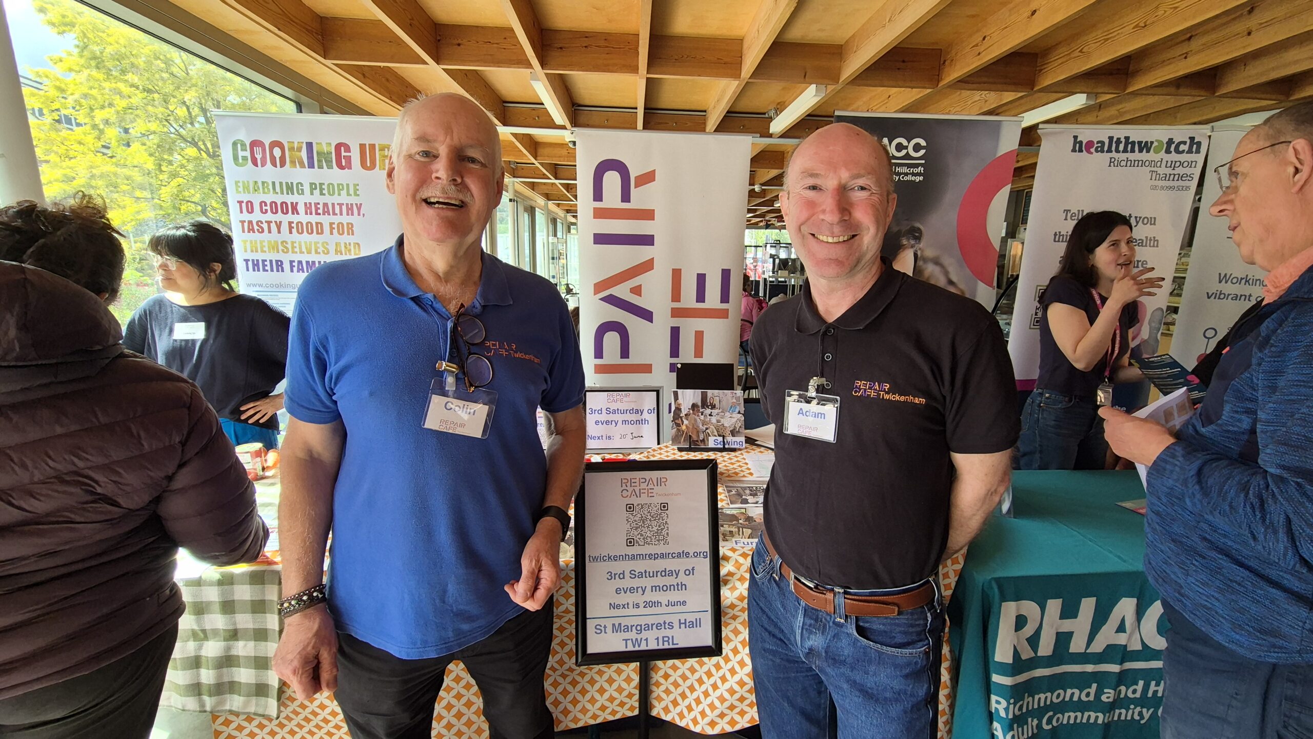 Twickenham Repair Cafe stall at Richmond Volunteer Fair 2026